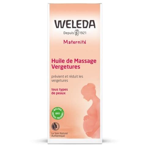 Huile De Massage Vergeture Weleda Le Flacon De Ml Prix Carrefour