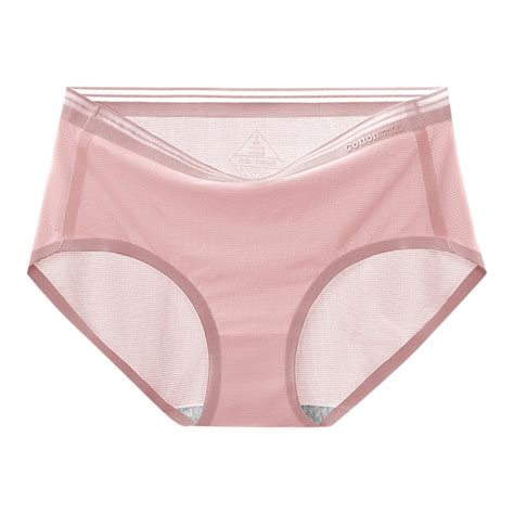 Hessimy Women S Cotton Bikini Panties High Cut Full Coverage Stretch