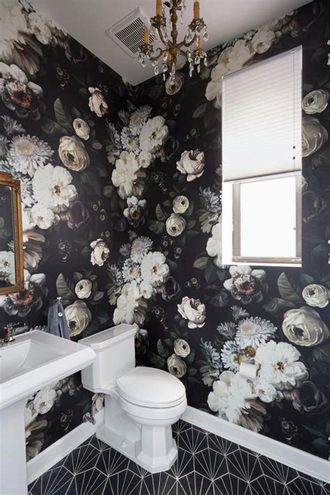 Discover More Than Bathroom Wallpaper Black In Cdgdbentre