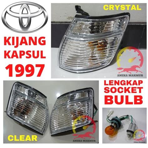 Jual FRONT SIGNAL LAMP KIJANG 1997 KAPSUL LAMPU SEN 212 15B2 X CRYSTAL