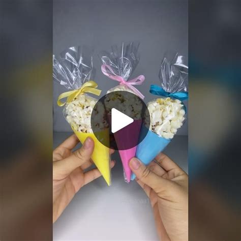 Make Your Day Popcorn Cones Popcorn Bags Diy Popcorn Bags