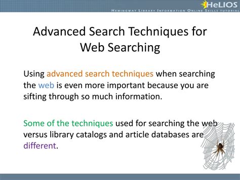 Ppt Advanced Search Techniques Powerpoint Presentation Free Download