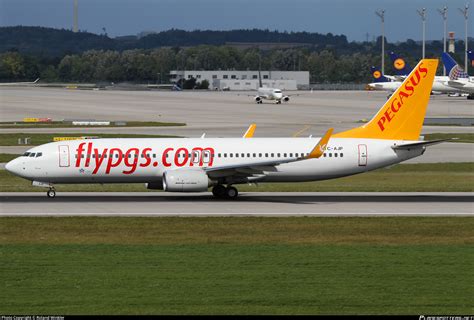 TC AJP Pegasus Boeing 737 82R WL Photo By Roland Winkler ID 260160