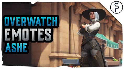 Overwatch All Ashe Emotes Youtube