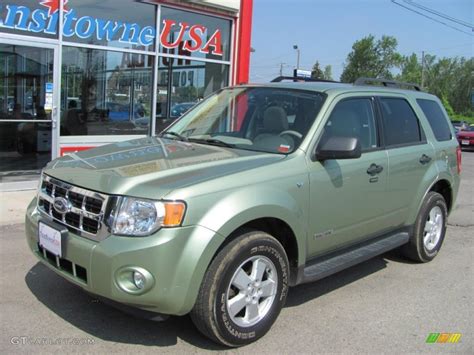 2008 Kiwi Green Metallic Ford Escape Xlt V6 4wd 51989515 Photo 7 Car Color