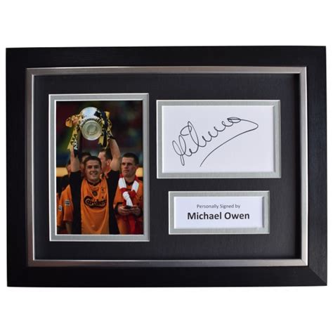 Michael Owen Authentic Memorabilia And Autographs