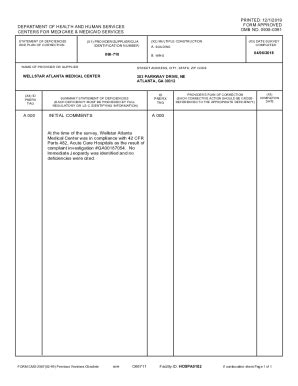 Fillable Online Weblink Dch Georgia April Inspection Report