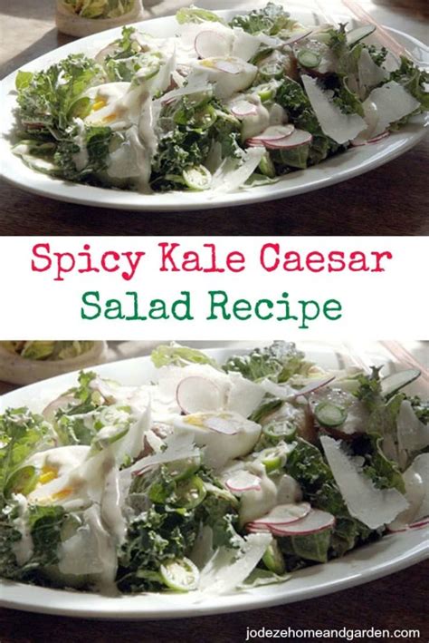 Spicy Kale Caesar Salad Recipe ~ Nondon