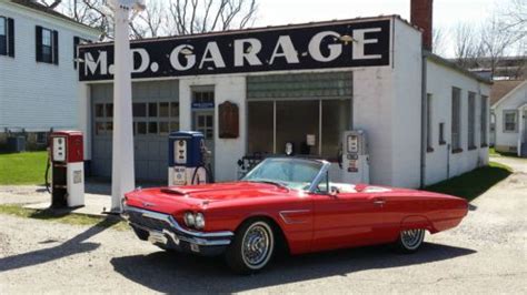 Find Used Ford Thunderbird Red Convertible Fully Restored With A