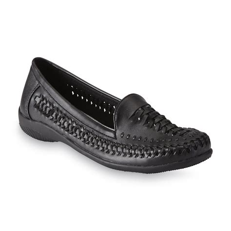 Basic Editions Womens Sudie Black Loafer