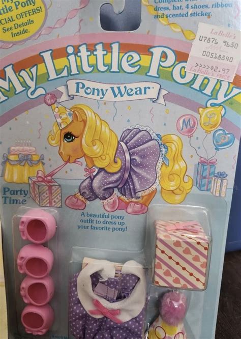 Vintage My Little Pony wear Bnib | Vintage my little pony, My little pony, Party time