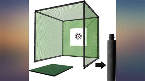 Yunic Sport Steel Metal Golf Cage Ft X Ft X Ft With Hitting