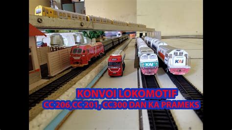 Railking Train Miniature Convoy Indonesian Lokomotive Cc Cc