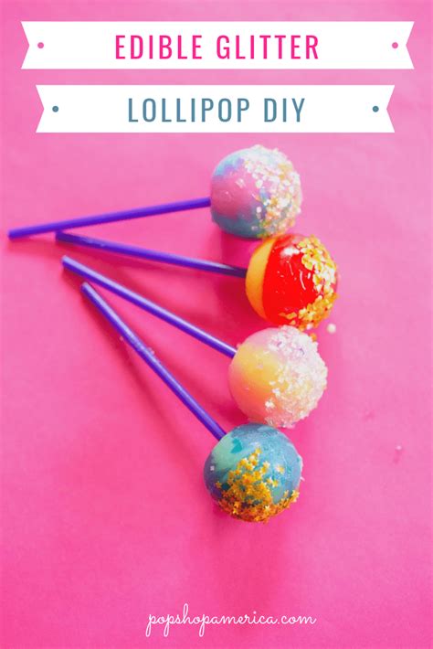 Edible Glitter Cake Pops