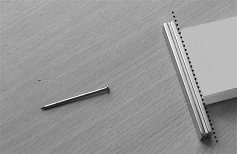 Two neodymium magnets attract an iron nail. © T. Lajtner. | Download Scientific Diagram