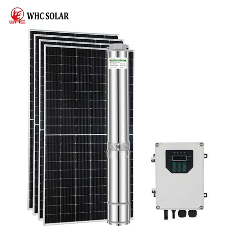 Whc Submersible Solar DC Pumps Solar Water Pump 1HP Deep Well Solar