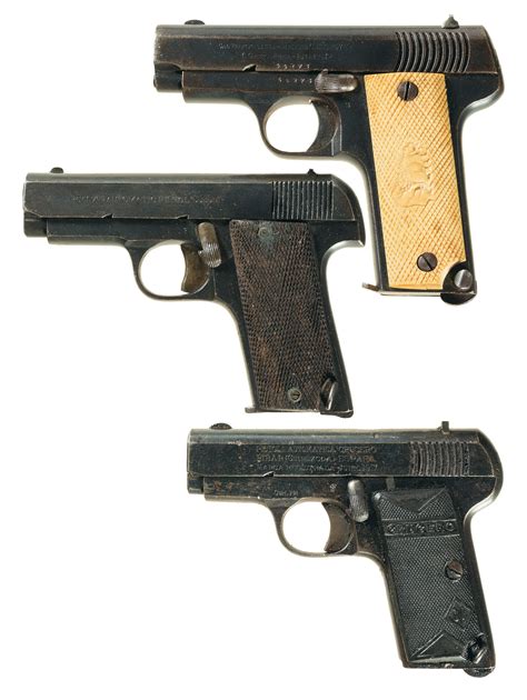 Three Spanish Semi Automatic Pistols Rock Island Auction