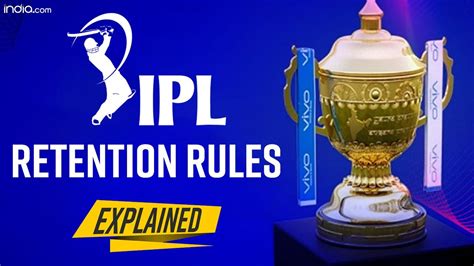 Ipl Retention Rules And Criteria For Money Distribution Of Retained