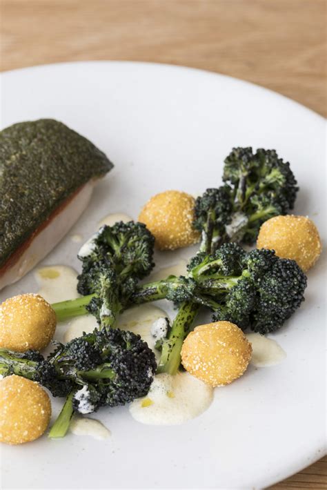 Grilled Pollock Recipe with Wild Garlic Crust - Great British Chefs