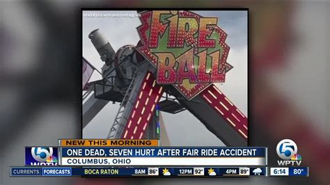 1 Dead 7 Hurt After Fire Ball Ride Accident At Ohio State Fair Youtube