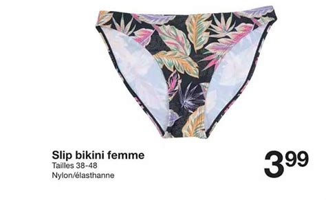 Promo Slip Bikini Femme Chez Zeeman Icatalogue Fr