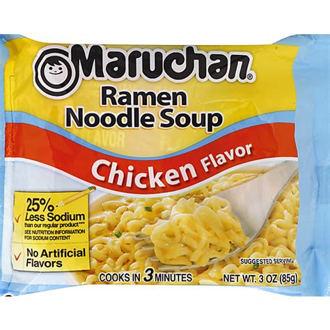 Maruchan Ramen Noodle Soup Low Sodium Chicken Flavor Soup And Broth