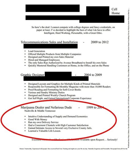 bad resume examples funny sample resume