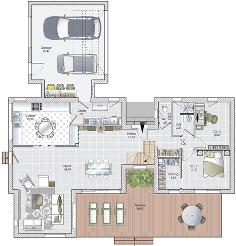 Plan De Maison Une Maison La Physionomie Atypique Faire