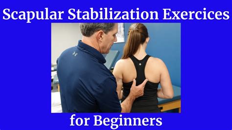 Scapular Stability Exercises Beginner YouTube