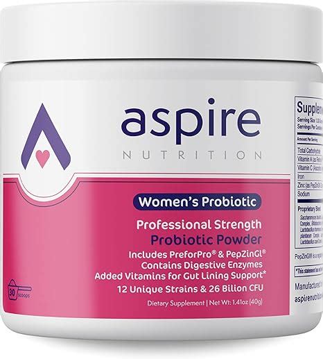 Amazon Aspire Nutrition Probiotics For Women Professional