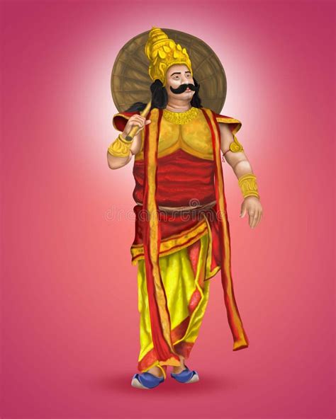 King Mahabali Stock Illustration Illustration Of Character 252654943