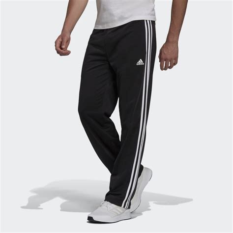 Adidas Primegreen Essentials Warm Up Open Hem Stripes Track Pants