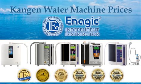 Kangen Water Machine Prices – Enagic India - Chat Online.