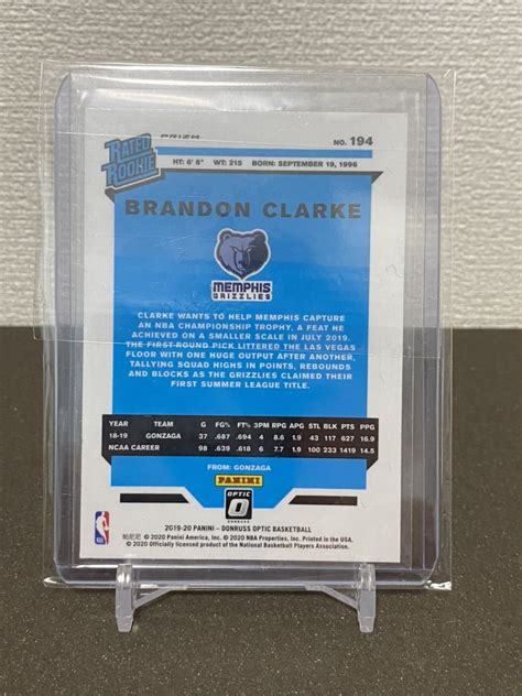 代購代標第一品牌樂淘letao2019 20 Panini Donruss Optic basketball Holo Brandon