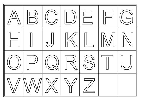 worksheets on letters for preschoolers printable | Alphabet worksheets ...