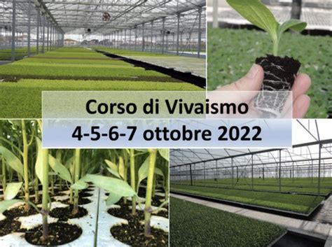 Evento Corso Sul Vivaismo Orticolo Professionale Agronomia