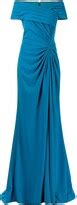 Tadashi Shoji Off Shoulder Twist Gown Shopstyle Evening Dresses