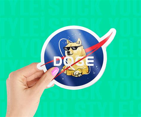 Doge Coin Logo Sticker – Stickkar.in