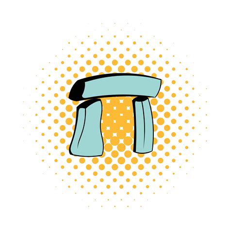 Stonehenge icon in comics style 14151377 Vector Art at Vecteezy