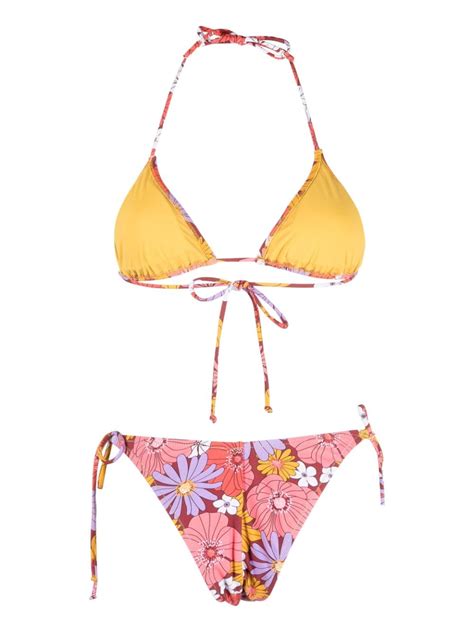 Reina Olga Susan Halterneck Bikini Farfetch