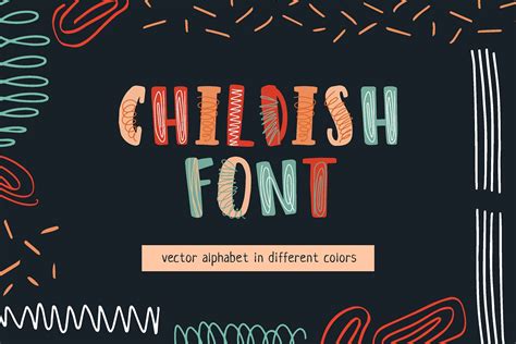 Childish alphabet | Pre-Designed Photoshop Graphics ~ Creative Market