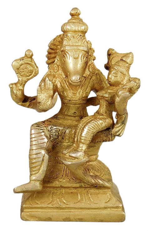 Lord Vishnu As Varaha Avatar With Goddess Lakshmi Off