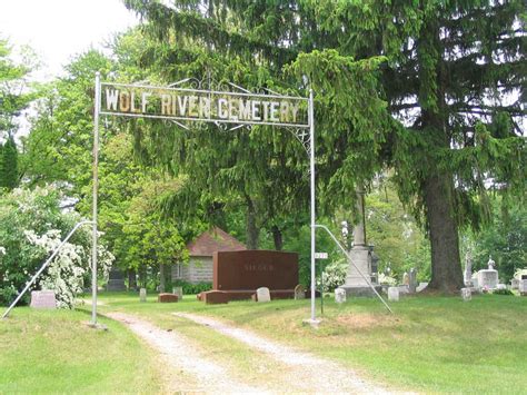 Wolf River Cemetery em Orihula Wisconsin Cemitério Find a Grave