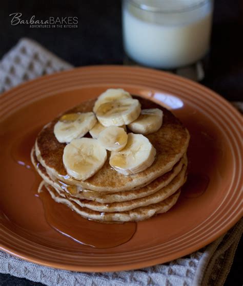 Whole Wheat Banana Pancake Recipe Barbara Bakes