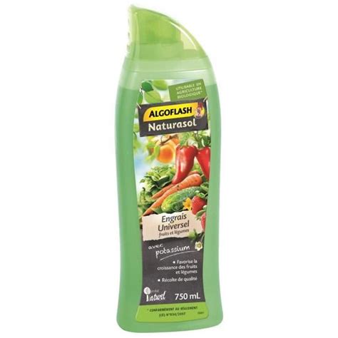 Algoflash Naturasol Engrais Liquide Universel Fruits Et L Gumes