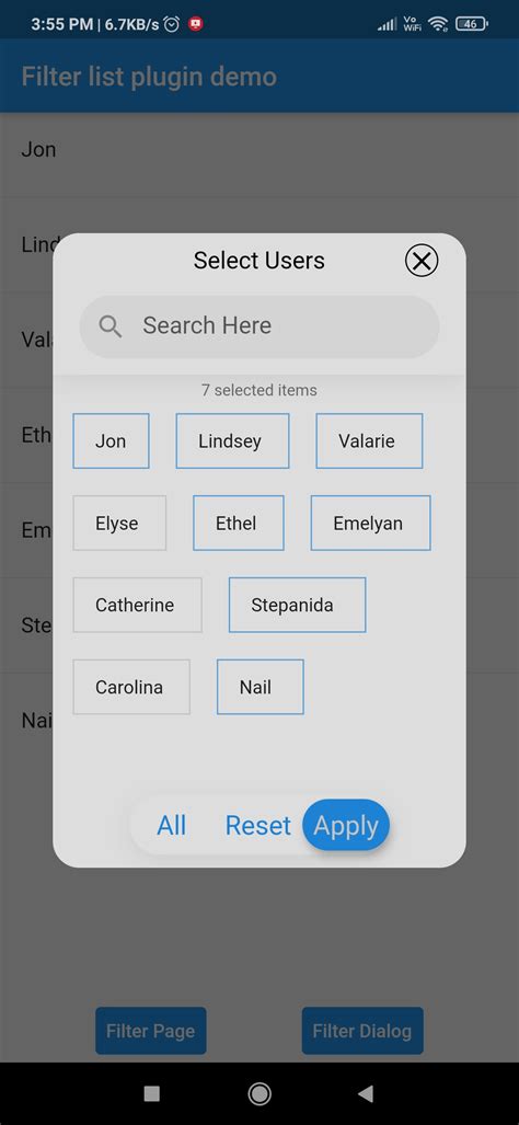 Thealphamerc Flutter Plugin Filter List Filterlist Is A Flutter