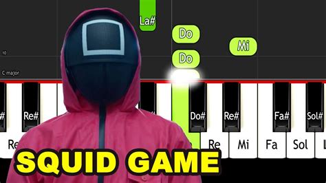 Squid Game Piano Tutorial Facile Au Pianofr