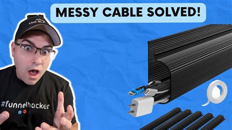 Yecaye Cable Management Perfect Cord Cable Organizer Youtube