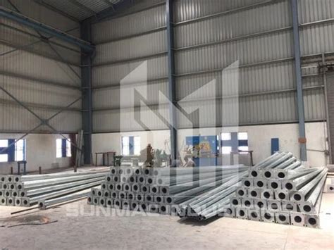 Hot Dip Galvanizing Service Hot Dipped Galvanized Conical Poles In Tamilnadu Manufacturer From