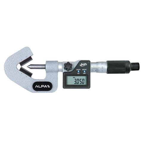 V-anvil micrometer IP65 ALPA BA085